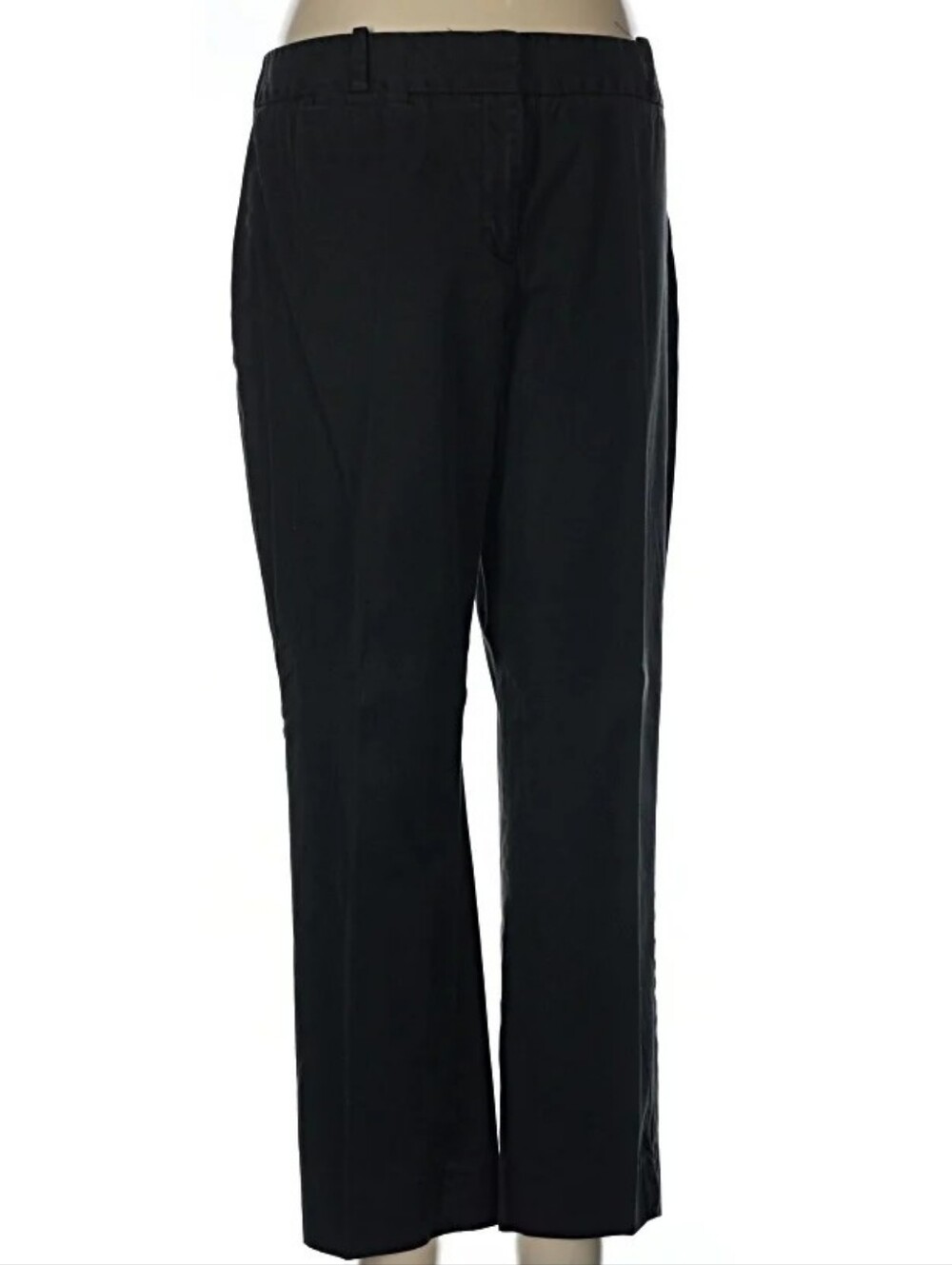 Talbots Signature Black Straight-Leg Ankle Pants Petite